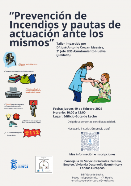 prevención de fuego, discapacidad