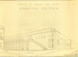 Mercado. 1942 (Proyecto no realizado)