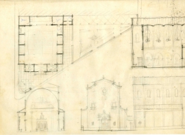 Iglesia Ntra. Sra. del Carmen en Isla Critina. 1945