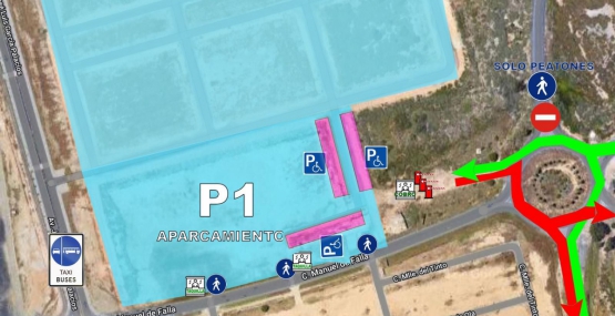 aparcamientos fiestas colombinas