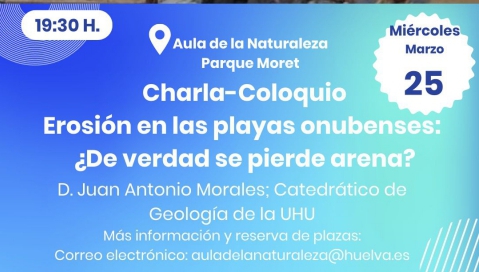 Cartel charla coloquio
