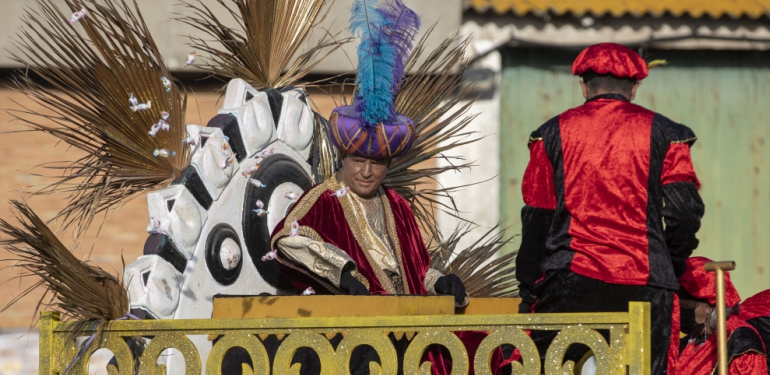 Figurantes cabalgata Reyes Magos 2024