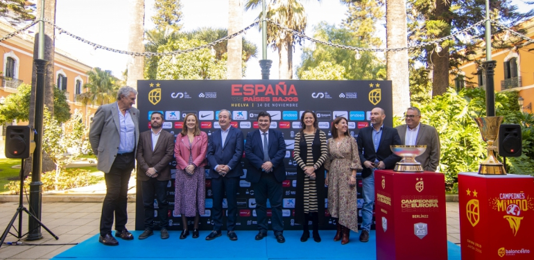 Presentación partido selección baloncesto 