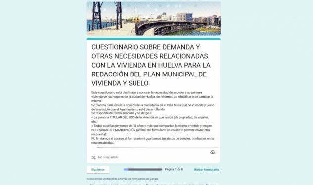 encuesta plan municipal de vivienda