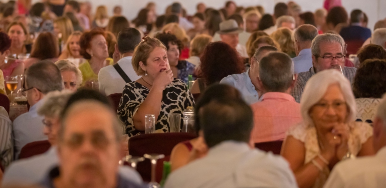 Alcalde Homenaje Mayores en Colombinas