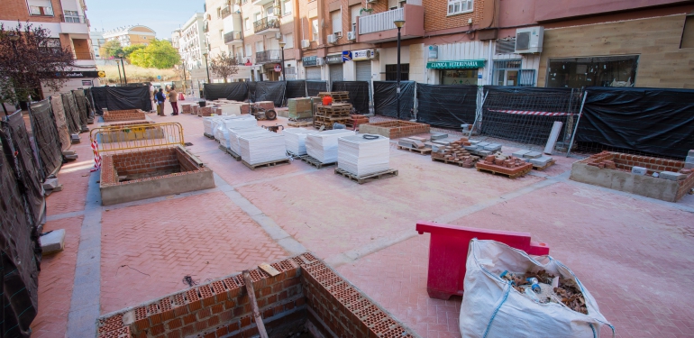 Obras de Peatonalización Calle Villamundaka