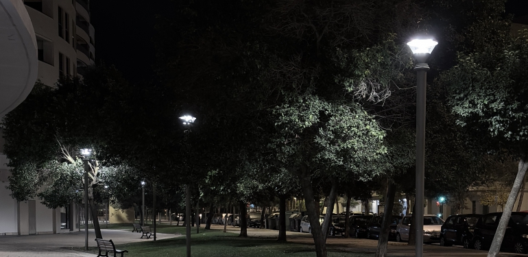 nueva iluminación pescadería