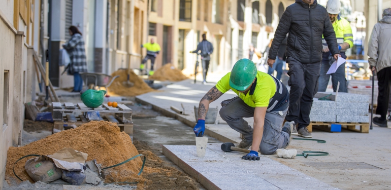 Visita Obras Calle Palos