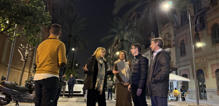 nueva iluminación paseo independencia