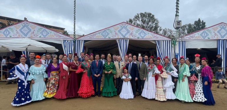 La caseta de El Polvorín, ganadora del Concurso de Decoración de Casetas de la Feria de Otoño y del Caballo