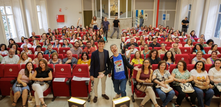 Momento antes del encuentro