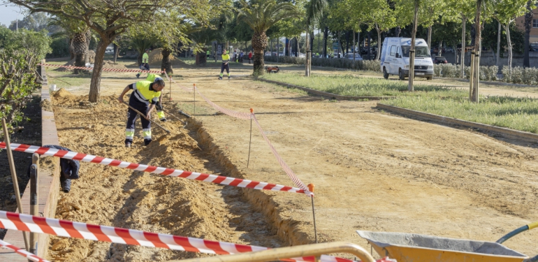 obra parque Cardeñas