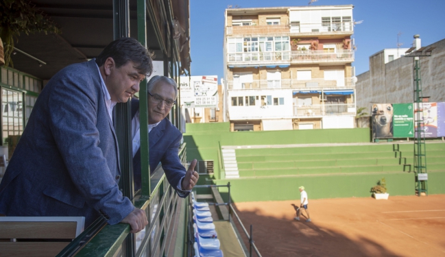 Preparativos Copa del Rey de Tenis