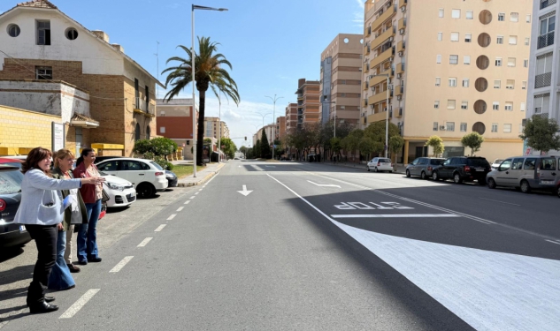 refuerzo pintado calles huelva 