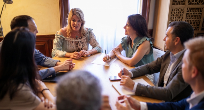 Reunión delegada Hacienda