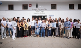 Huelva rinde tributo eterno a David Cordón dando su nombre al campo de fútbol playa de la ciudad
