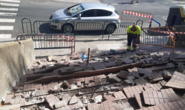 obras en la vía pública