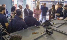 La alcaldesa felicita a los 35 onubenses que han superado la formación de Operador de Planta Química y Montaje Industrial