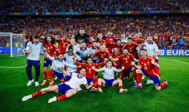 Celebración Selección Española