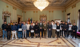 entrega diplomas cursos carretilleros