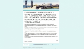 encuesta plan municipal de vivienda