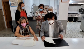 Firma de Convenio Comedor Virgen de La Cinta