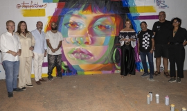 Alejandro Cristino Asuero se alza como ganador del concurso de murales de la II Muestra Joven de Arte Urbano organizada por el A