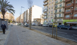 Obras avenida Federico Molina