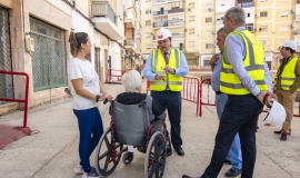 Visita Obras de Peatonalización Plaza de Los Dolores