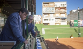 Preparativos Copa del Rey de Tenis