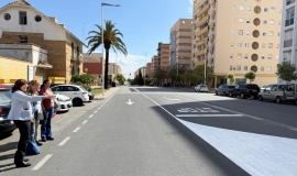 refuerzo pintado calles huelva 