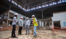 Trabajos demolición edificio Santa Fe
