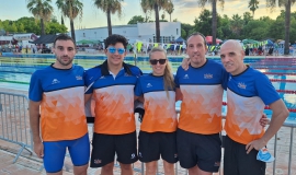 Nadadores del Club Deportivo Máster Huelva