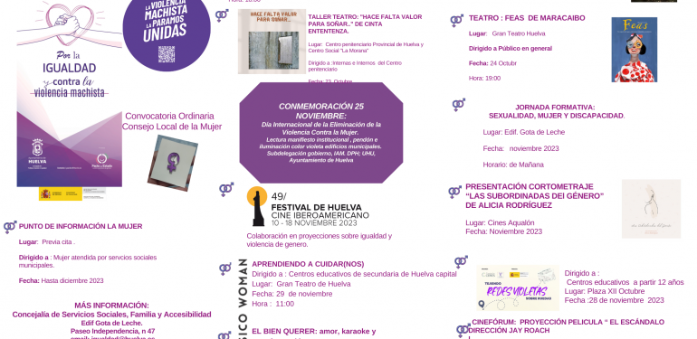 cartel Actividades Igualdad