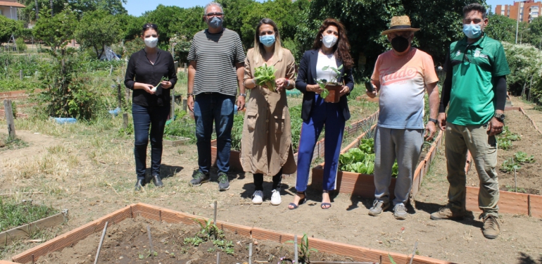 Mesas de cultivo Parque Moret 