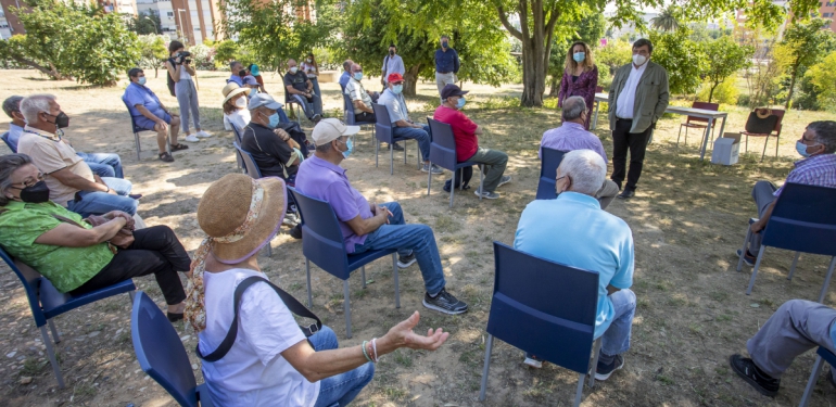 Reunión con hortelanos