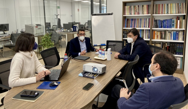 Reunión empresa Plan Movilidad