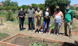 Mesas de cultivo Parque Moret 