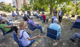 Reunión con hortelanos